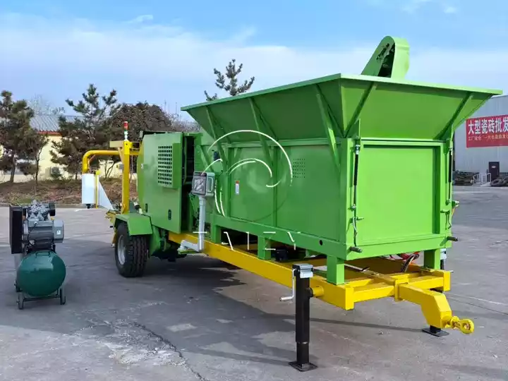 automatic hay bale wrapper