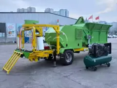 forage baling and wrapping machine