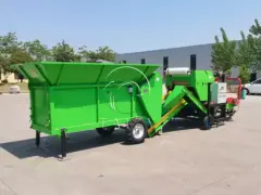 干草打包机和包膜机