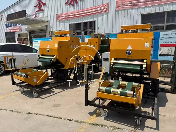 Napier grass baling wrapping machines for sale