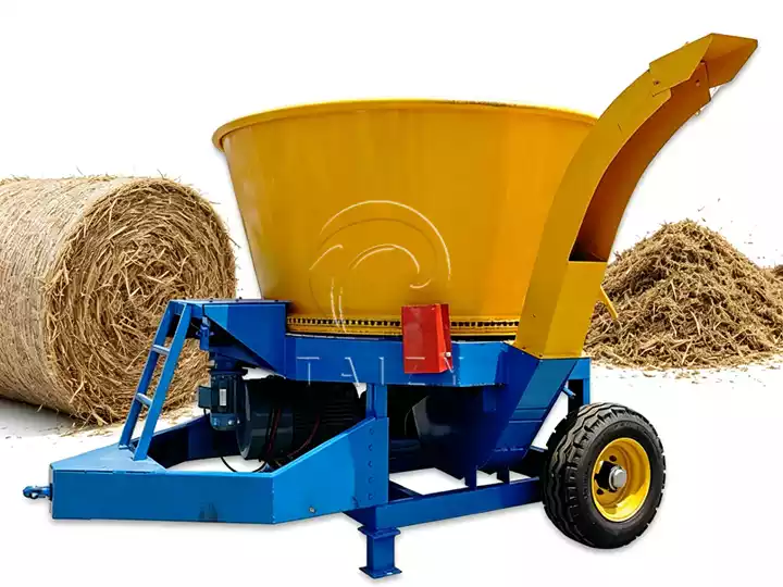 Vertical Hay Bale Crusher | Forage Straw Grinder Machine
