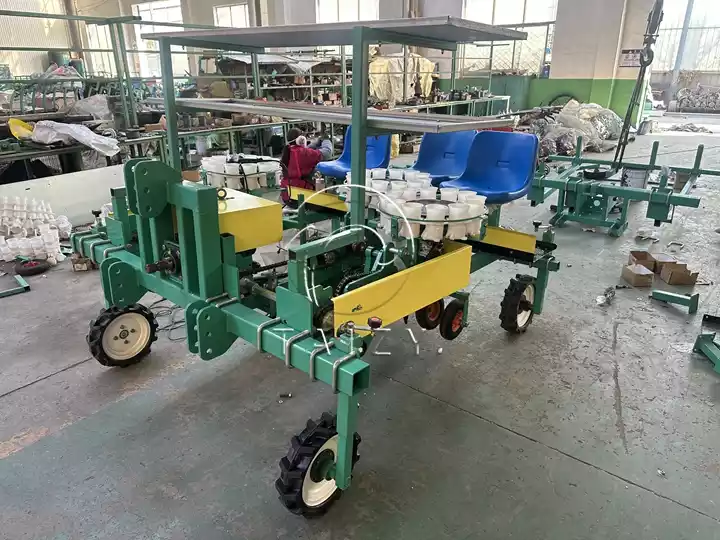 3-row tomato seedling transplanter