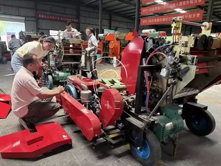 view details of the forage baler wrapper
