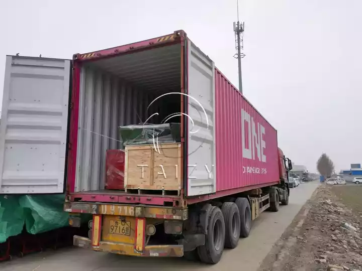 peanut machines shipped to Senegal
