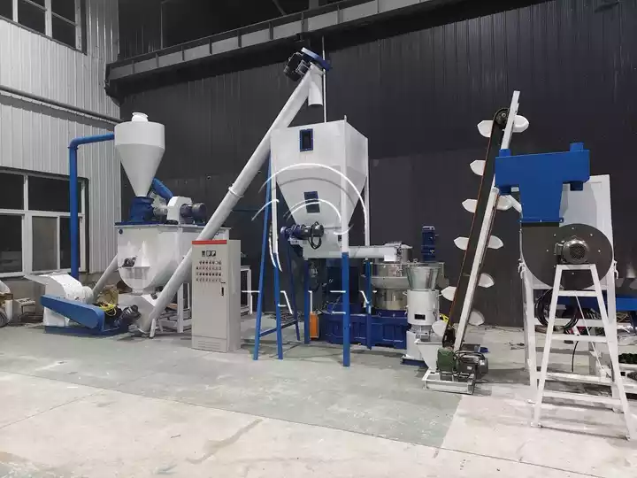 poultry feed processing plant