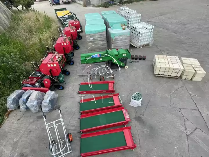 silage balers with chaff cutter
