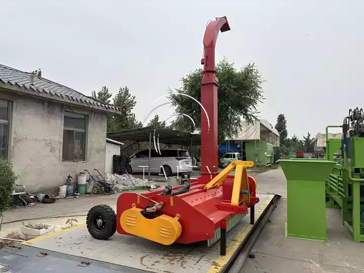 silage harvester 2.0m without basket with tires
