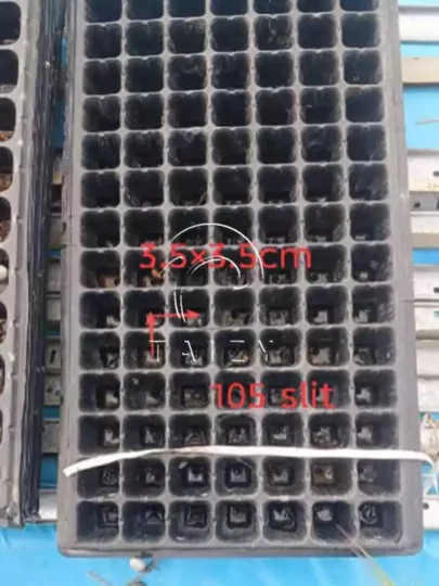105 cell plastic nursery tray