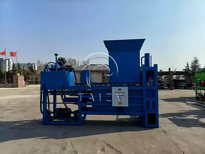 forage hydraulic baling machine
