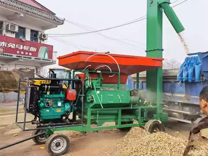 high capacity wet dry corn sheller