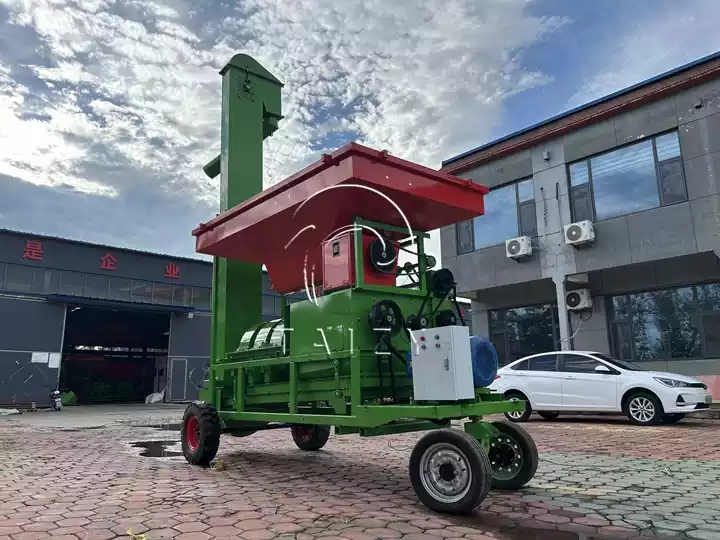 large corn thresher machine