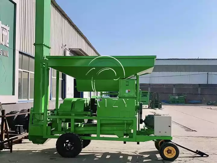 large mobile wet & dry corn sheller