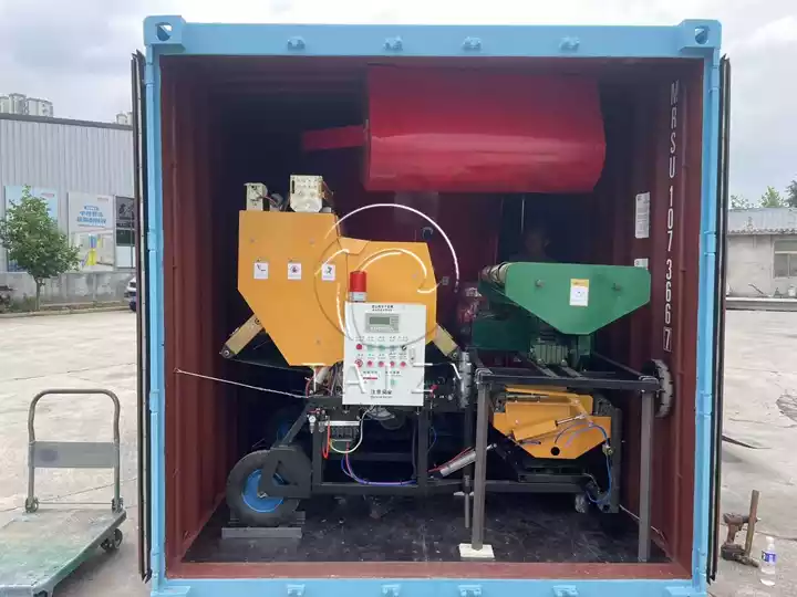 silage equipment loading site