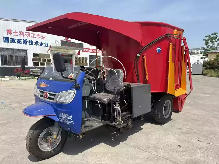 silage mixer spreader machine