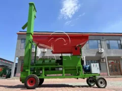 wet and dry corn thresher machine