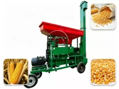 wet and dry industrial corn thresher machine