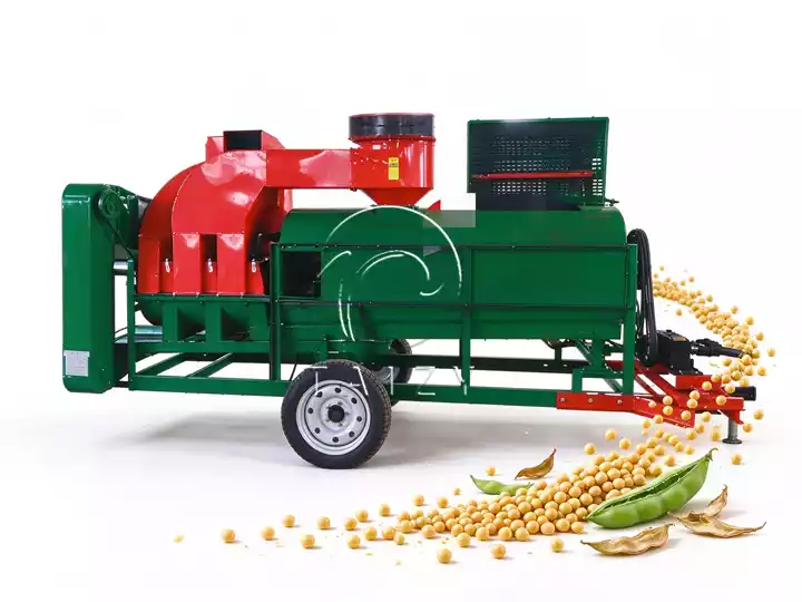 Three Fan System Soybean Thresher | Bean Threshing and Cleaning Integrated Machine